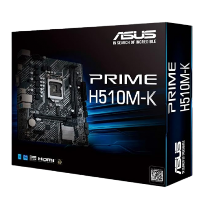 ASUS PRIME H510M K R2.0 LGA1200 11 Y 10 GEN 2 DDR4 64GB 1VGA 1HDMI 6USB PRIME H510M K R2.0